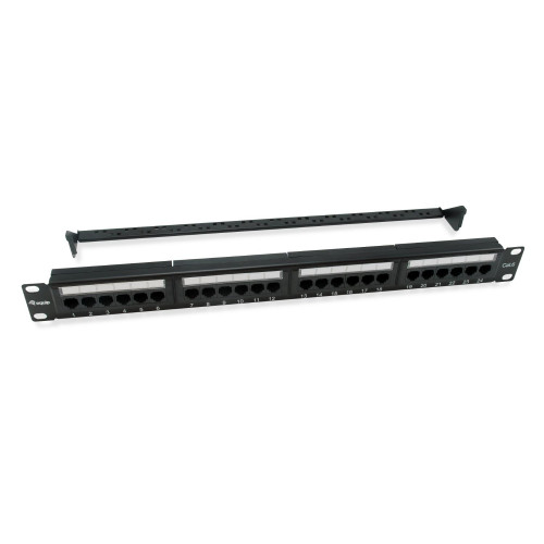 Patch Panel EQUIP 24p Cat.6 1U Negro...