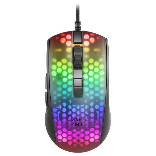 Ratón Mars Gaming Óptico USB-A...