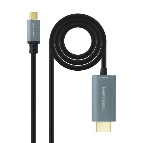Nanocable USB-C/M a HDMI/M 1.8m Negro