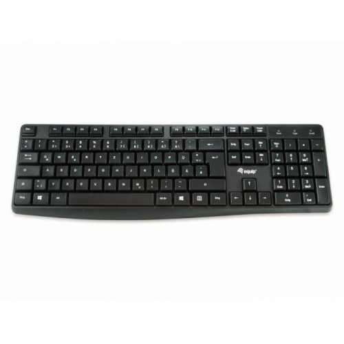 Teclado EQUIP Life USB Alemán Negro...
