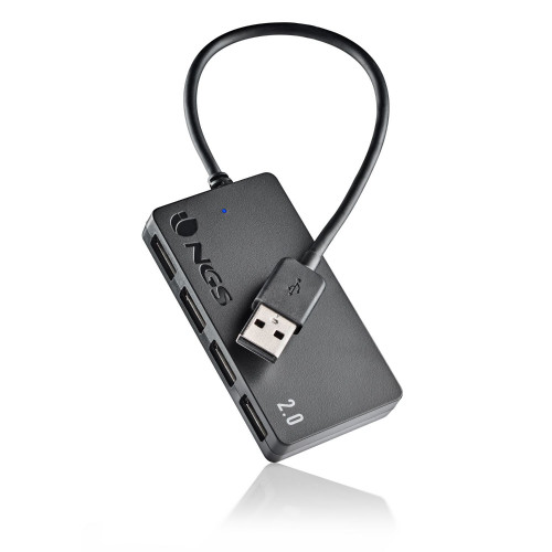 Hub NGS 4xUSB 2.0 Negro (IHUB4TINY)
