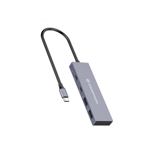 Hub CONCEPTRONIC USB-C a 2xUSB-A 3.0...