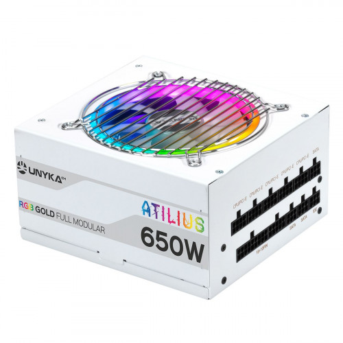 Fuente UNYKA Atilius ATX 650W 90% RGB...