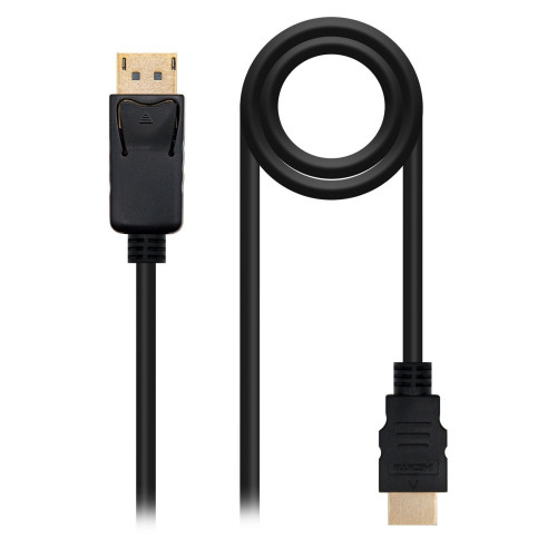 Nanocable DP/M a HDMI/M 10m Negro
