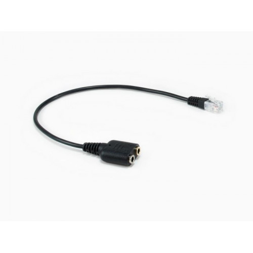 Cable EQUIP 1xRJ9/M a 2xJack 3.5mm/H...