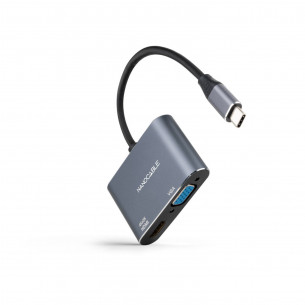 Adaptador Nanocable USB-C/M...