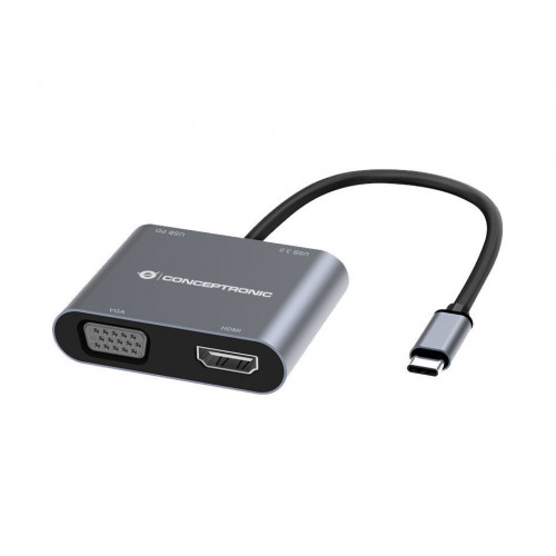 Adaptador CONCEPTRONIC 4 en 1 USB-C...
