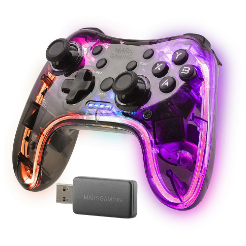 GamePad Mars Gaming RGB Inalámbrico...