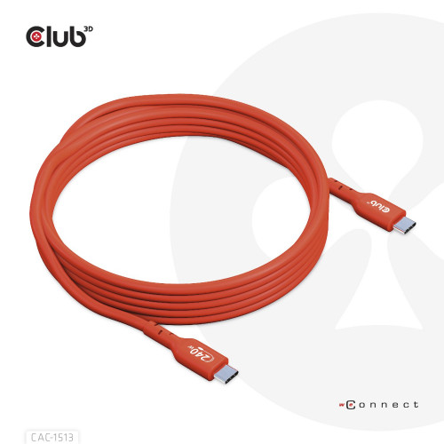 Cable Club 3D USB-C/M a USB-C/M 3m...