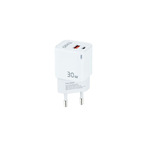 Cargador de Pared TooQ 30W USB-A/C...