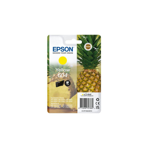 Tinta Epson 604 Amarillo 2.4ml 130...