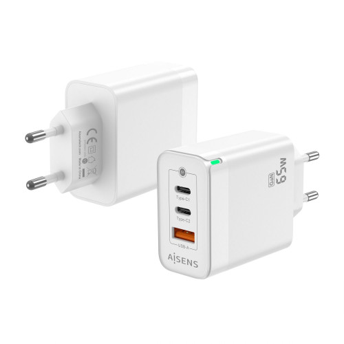 Cargador de Pared AISENS 2Usb-C...