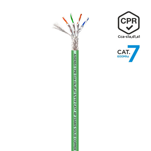 Cable AISENS RJ45 Cat.7 SFTP AWG23...