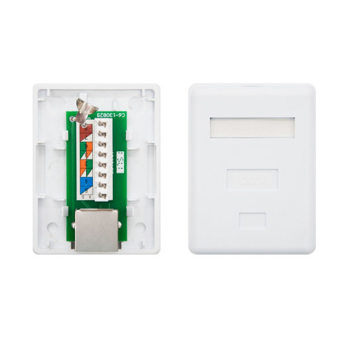 Roseta Superficie RJ45 Cat6 FTP 1 Toma