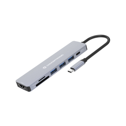 Adaptador CONCEPTRONIC USB-C 7en1...