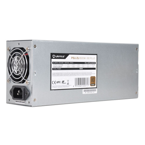 Fuente UNYKA FLEX 2U ATX 600W 80+...