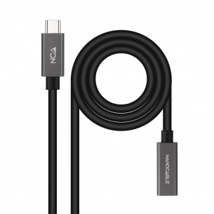 Nanocable USB-C/M a USB-C/H...