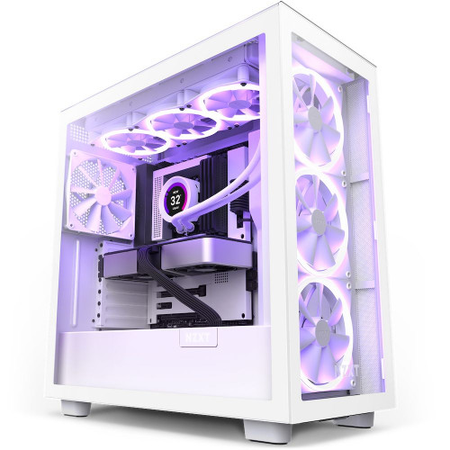 NZXT H7 Elite RGB ATX mATX Blanca...