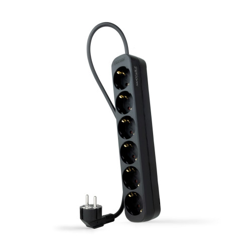 Regleta Nanocable 6xSchuko Cable 1.4m...