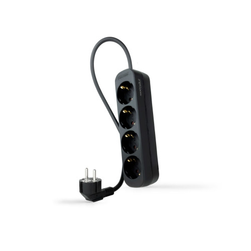 Regleta Nanocable 4xSchuko Cable 1.4m...