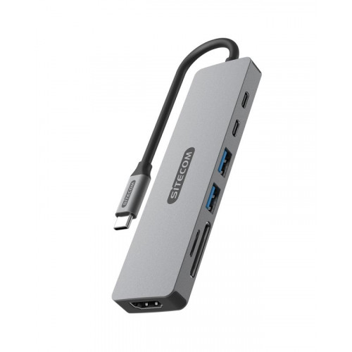 Docking Station Sitecom 7en1 USB-C a...
