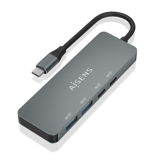 Hub AISENS USB-C a 2xUSB-A/2xUSB-C...