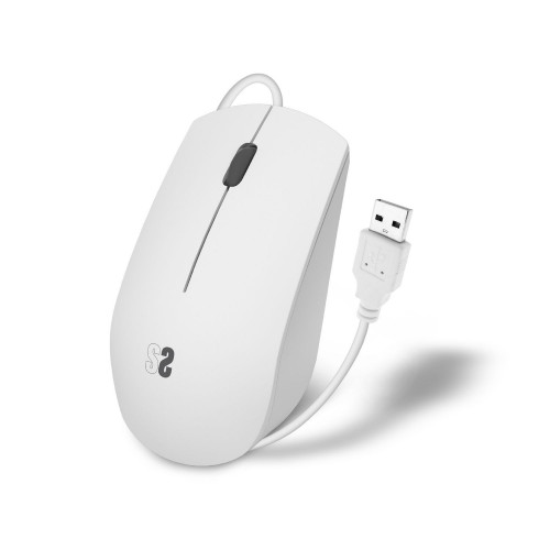 Ratón SUBBLIM Business USB-A Blanco...