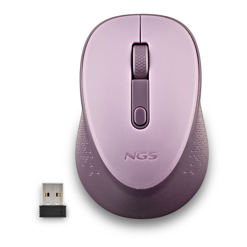 Ratón NGS Dew Lilac Wireless 1600dpi...