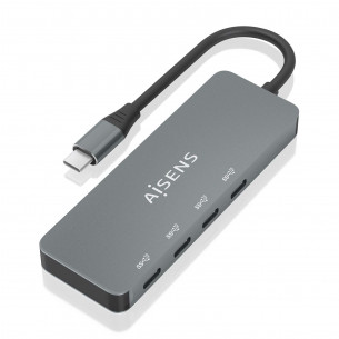 Hub AISENS USB-C a 4xUSB-C...