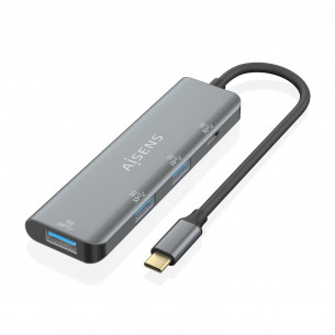 Hub AISENS USB-C a 3xUSB-A...