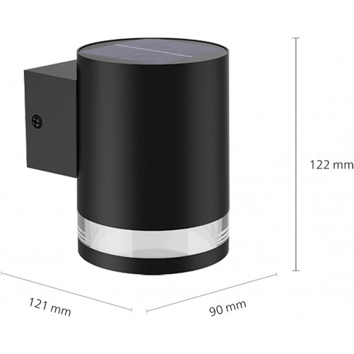 Aplique Pared Philips Fyce Solar LED...