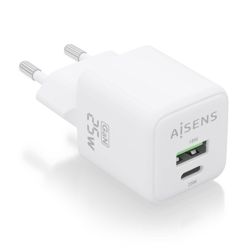 Cargador de Pared AISENS GaN 25W...