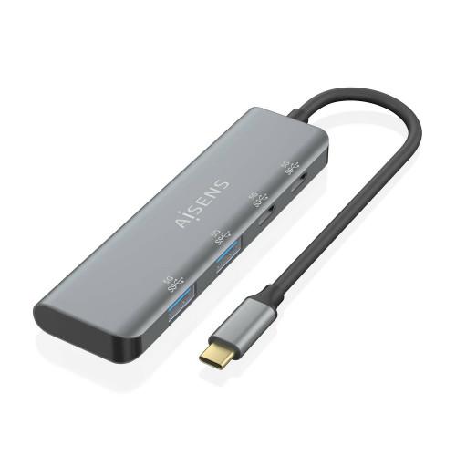 Hub AISENS USB-C a 2xUSB-A 2xUSB-C...