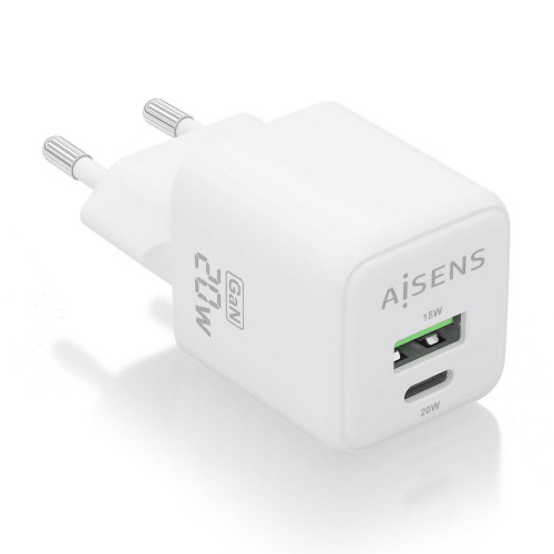 Cargador de Pared AISENS GaN 20W...