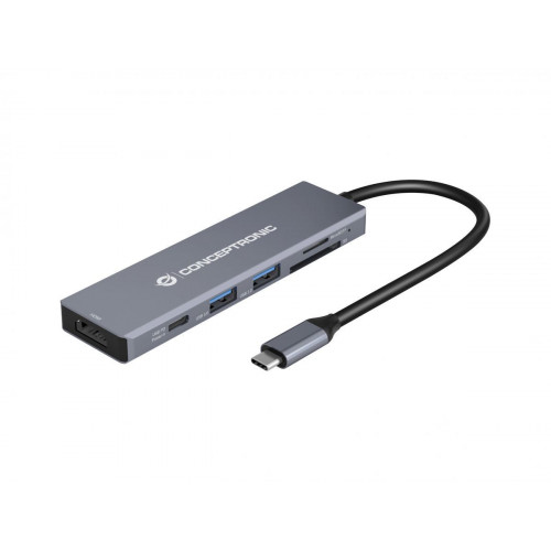Dock CONCEPTRONIC 6en1 USB-C a...