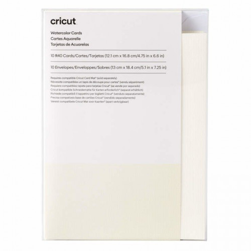 Tarjeta CRICUT Watercolor R40 10...