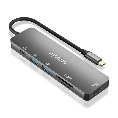 Dock AISENS USB-C a 2USB-A/HDMI/USB-C...