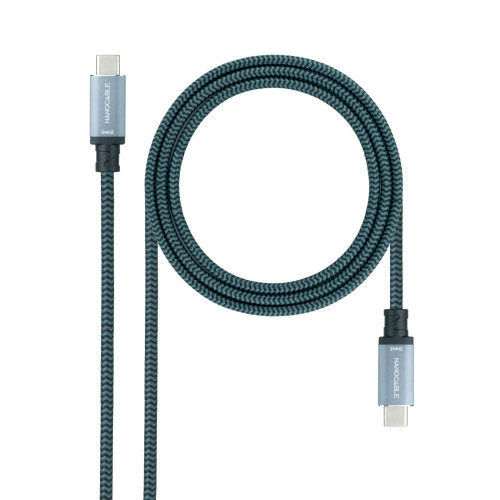 Nanocable USB-C/M a USB-C/M 3m Negro...