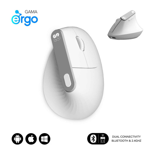 Ratón Vertical SUBBLIM Bluetooth...