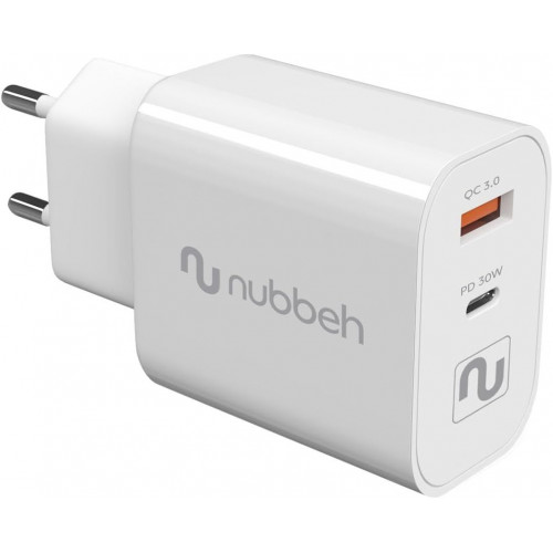 Cargador de Pared NUBBEH 1USB-C 30W...
