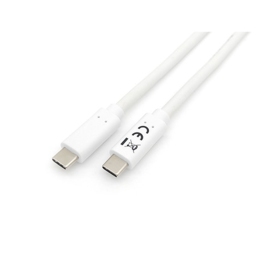 Cable EQUIP USB-C/M a USB-C/M 2m Blanco