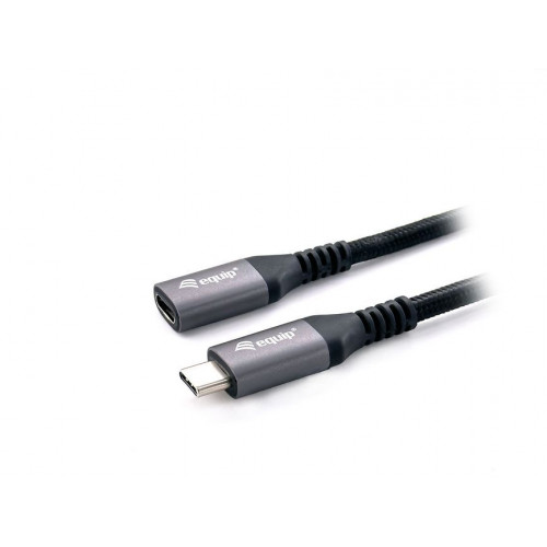 Cable EQUIP USB-C/M a USB-C/H 1m Negro