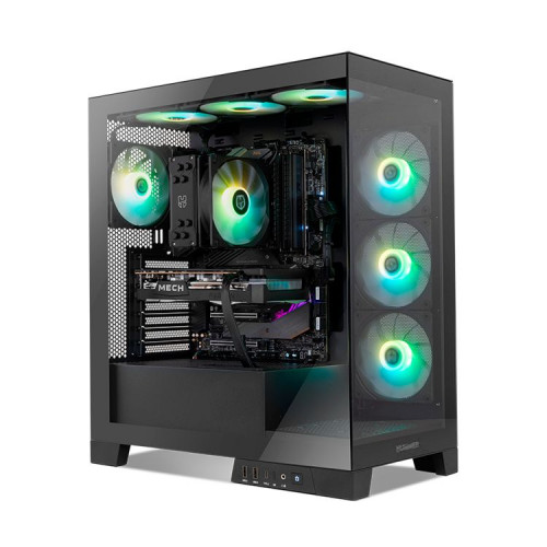 Caja NOX ARGB USB ATX mATX ITX Negra...