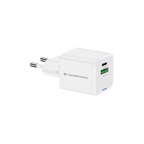 Cargador Pared CONCEPTRONIC USB-A/C...