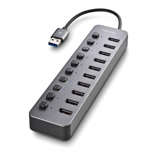 Hub NGS 10xUSB 3.0 con...