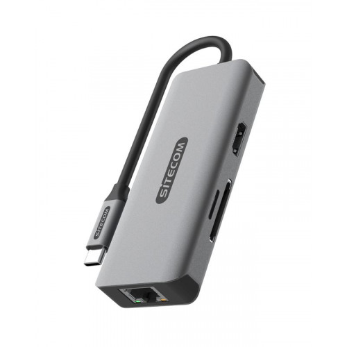 Docking Station Sitecom 6en1 USB-C a...