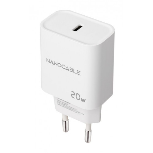 Cargador de Pared Nanocable 1xUSB-C...