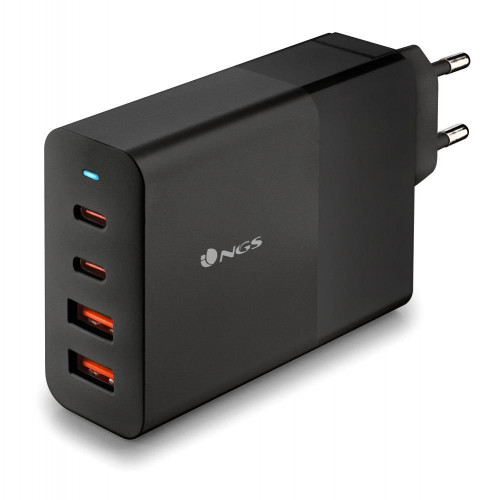 Cargador de Pared NGS 2xUSB-C 2xUSB-A...
