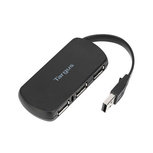 Hub TARGUS 4xUSB-A 2.0 Negro (ACH114EU)