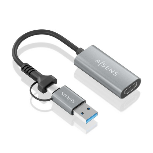 Conversor AISENS USB-A/C/M a HDMI/H 12cm